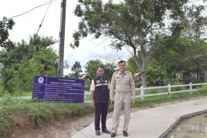 โครงการก่อสร้างถนนคอนกรีตเสริมเหล็ก (คสล.) ซอยทุ่งนาคำ หมู่ที่ 10 บ้านโนนสมบูรณ์ ตำบลธาตุ อำเภอวารินชำราบ  จังหวัดอุบลราชธานี